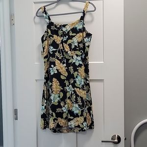 Summer sleeveless Dress with front tie and side zip, Size 10P